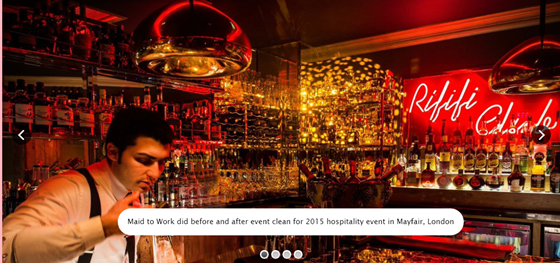 Event Clean: MAID TO WORK